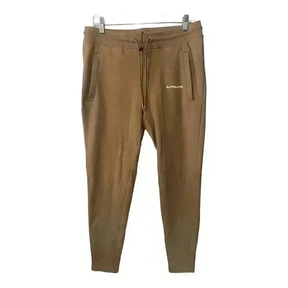 Alphalete Identity Mens Tan Jogger, Medium - Picture 1 of 8